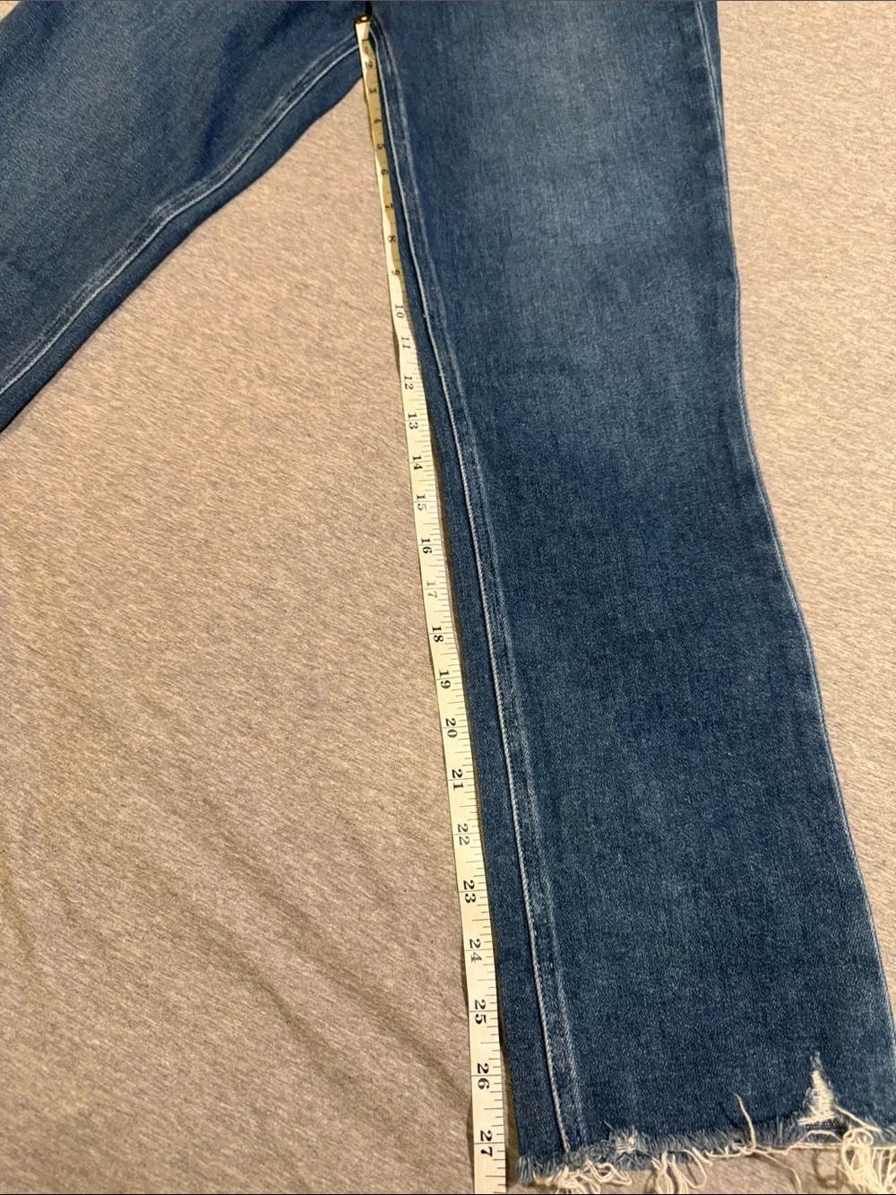 PAIGE Indigo Straight-Leg High-Rise Button-Fly Cindy Jeans